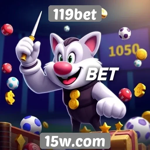 Variedade de jogos disponíveis no 119bet